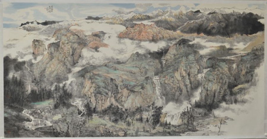 17《西域弥光其泽八荒》240x120cm 2022年.jpg