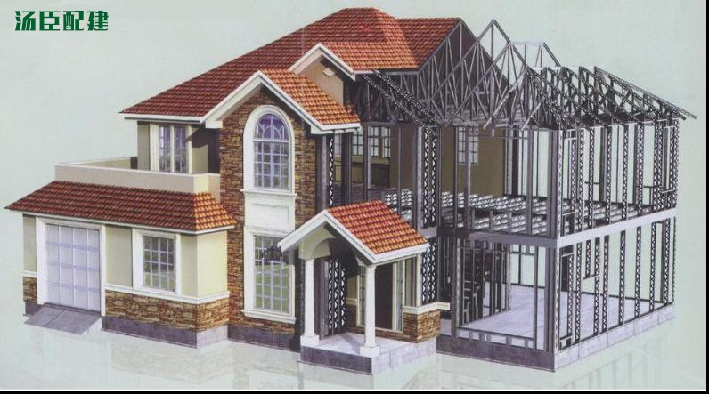 钢建筑房屋已成趋势：汤臣配建用心打造值KK体育得信赖的重轻钢别墅(图1)